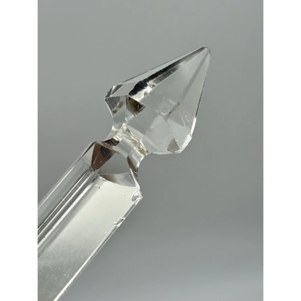 Chandelier Crystal Prism Spear Spike Lot of 8 Vintage *chips